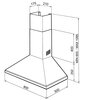 Okap SMEG KSED95PE Kremowy Szerokość [cm] 90