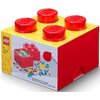 Pojemnik na LEGO klocek Brick 4 Czerwony 40031730 Motyw Brick 4
