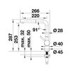 Bateria BLANCO Linus-S 512402 Chrom Typ Stojąca