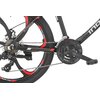 Rower młodzieżowy INDIANA X-Rock 2.4 24 cale dla chłopca Czarny Przerzutka tylna marka Shimano Tourney