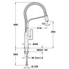 Bateria TEKA FO 997 62997020FN Czarny Rodzaj baterii Jednodźwigniowa