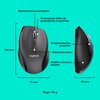 Mysz LOGITECH M705 Mysz pionowa Nie