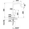 Bateria BLANCO Jurena-S 520765 Chrom Wykonanie korpusu Chromowe