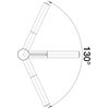 Bateria BLANCO Linee-S 517591 Chrom Rodzaj baterii Jednodźwigniowa
