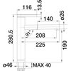 Bateria BLANCO Linee-S 517593 Stal szlachetna matowa Bateria termostatyczna Nie