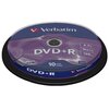 Płyta VERBATIM DVD+R, 4.7 GB, 16x (10 szt.)