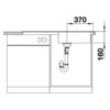 Zlewozmywak BLANCO Livit XL 6 S 518519 Stal szczotkowana Szerokość [cm] 100