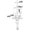 Bateria BLANCO Trima 520840 Chrom Elastyczna wylewka Nie
