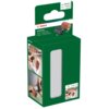Zielone opakowanie produktu "Uchwyt do rolki BOSCH AS 60 SET" z widocznym logo Bosch oraz zdjęciami przedstawiającymi użycie produktu. Na opakowaniu znajduje się tekst: "AS 60 Set", "Schäft", "Schleifhülse", "Shank", "Sanding Sleeve", "Support", "manchon 