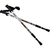 Kijki trekkingowe NILS EXTREME TK631 Czarno-srebrny Długość [cm] 65 - 135
