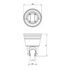 Uchwyt do słuchawki prysznicowej DEANTE Easy Fix NDD 021U Typ Ścienny