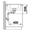 Zlewozmywak BLANCO Legra 6 S Compact 521302 Antracyt Typ Wpuszczany