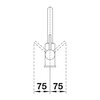 Bateria BLANCO Mila 519414 Chrom Rodzaj baterii Jednodźwigniowa