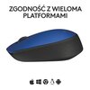 Mysz LOGITECH M171 Niebieski Interfejs 2.4 GHz