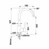 Bateria BLANCO Mida 519415 Antracyt Typ Stojąca