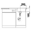 Zlewozmywak BLANCO Lantos 45 S-IF Compact 519059 Głębokość [cm] 48.8