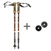 Kijki trekkingowe NILS EXTREME TK696 (65 - 135 cm) Czarno-pomarańczowy Rodzaj Kijki trekkingowe