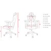 Fotel GENESIS Nitro 550 Czarno-czerwony Rekomendowany wzrost [cm] 160 - 195