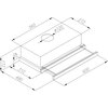 Okap VDB Vector 60 IX NW Inox Szerokość [cm] 60