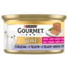 Karma dla kota GOURMET Gold Kitten Mus Cielęcina 36 x 85 g Typ Mokra