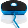 Mysz MODECOM M111 Czarno-niebieski Interfejs USB