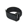 Opaski zaciskowe z rzepem DEDRA 11RC12152 Czarny (10 sztuk)