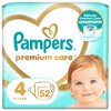 Pieluchy jednorazowe PAMPERS Premium Care 4 Maxi 9 -14 kg (52 sztuki) Wchłanianie wilgoci do 12 godzin