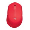 Mysz LOGITECH M330 Silent Plus Czerwony