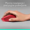 Mysz LOGITECH M330 Silent Plus Czerwony Interfejs 2.4 GHz