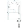 Bateria ALVEUS Santo kol.91 2090891 Czarny Rodzaj baterii Jednodźwigniowa