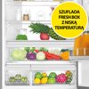 Lodówka HAIER A3FE742CMJ No frost 190.5cm Srebrna System ABT Zmiana kierunku otwierania drzwi Tak