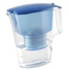 Dzbanek filtrujący AQUAPHOR Time Niebieski Funkcje Możliwość mycia w zmywarce, Uchylna klapka wlewu wody, Możliwość przechowywania na drzwiach w lodówce, Podziałka ilości wody