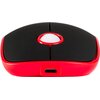 Mysz MODECOM WRM113 Czarno-czerwony Interfejs 2.4 GHz