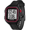 Zegarek sportowy GARMIN Forerunner 25 Czarno-czerwony Komunikacja Bluetooth