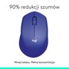 Mysz LOGITECH M330 Silent Plus Niebieski Rozdzielczość 1000 dpi