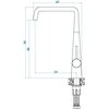 Bateria ALVEUS Likid kol.G01M 2091201 Pearl Rodzaj baterii Jednodźwigniowa
