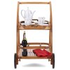 Barek ogrodowy drewniany HOME&GARDEN Akacja Głębokość [cm] 74