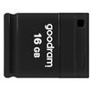 Pendrive GOODRAM UPI2 16GB, USB 2.0, Odczyt 20 Mb/s, Zapis 5 Mb/s Czarny Pojemność [GB] 16