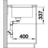 Zlewozmywak BLANCO Subline 480/320-U 523588 Biały Głębokość [cm] 46