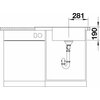 Zlewozmywak BLANCO Zenar XL 6 S Compact 523775 Szarość skały Głębokość [cm] 51
