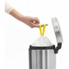 Kosz na śmieci BRABANTIA 113222 NewIcon 3L Srebny Rodzaj wykończenia Szczotkowany