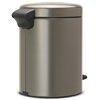 Kosz na śmieci BRABANTIA 112683 NewIcon 5L Platynowy Liczba komór 1