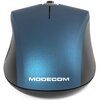 Mysz MODECOM WM10S Niebieski Komunikacja z komputerem Bezprzewodowa