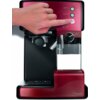 Ekspres BREVILLE Prima Latte VCF046X Czerwony Funkcje Regulacja ilości zaparzanej kawy, Regulacja mocy kawy, Spienianie mleka, Wskaźnik poziomu wody