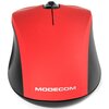 Mysz MODECOM M10S Czerwony Interfejs USB
