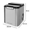 Kostkarka do lodu GÖTZE & JENSEN IM701X Inox Pojemnik 2.2 L Pojemność zbiornika [l] 2.2