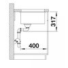 Zlewozmywak BLANCO Etagon 500-U 522227 Antracytowy Typ Podwieszany