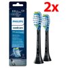 Oryginalne końcówki Philips Sonicare C3 HX9042/33 Średnio miękkie włókna (2 szt.) (Zaawansowane usuwanie płytki bakteryjnej)