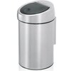 Kosz na śmieci uchylny BRABANTIA 363986 Touch Bin opcja zawieszenia na ścianie, wyjmowane wiadro 3L Stal matowa Typ Uchylny