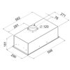 Okap VDB Smart Glass 60 Czarny 350m3/h 69db klasa C Szerokość [cm] 59.8
